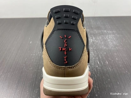 Retro AJ4- x ZeroBulk  Jordan Air 3936 Travis 4 Scott Brown 1026